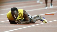 Bolt no lleg ni a cruzar la meta