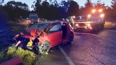 Fallece un joven tras un accidente en Cerceda