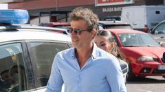 Rodolfo Sancho, a su salida de los juzgados de Puerto del Rosario, en Fuerteventura