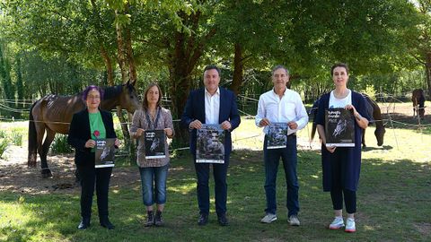 La presentación del certamen, ayer en las instalaciones del Club Hípico Prado Ventura