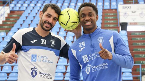 Rubn Orzez y Domingos, compaeros en O Parrulo y cuados fuera de la pista.