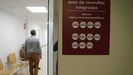 Pacientes en el��rea de consultas integradas en�un hospital gallego.