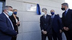 El ministro del Interior, Fernando Grande-Marlaska, este a�o, en la inauguraci�n de la nueva comisar�a de la Polic�a Nacional de Ribeira