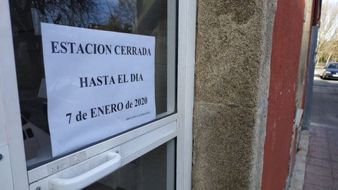 La estacin de Sarria abri en el mes de diciembre un total de 12 das
