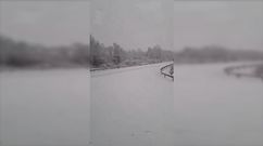 El estado de la carretera dificultaba el deplazamiento del Aula Valladolid a O Porri�o.