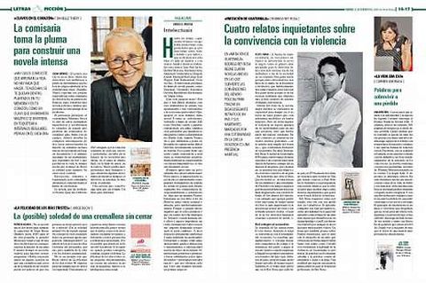 El suplemento dedica varias pginas a resear novedades literarias.