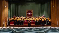Imagen del coro asturiano que actuar� este domingo en Lugo