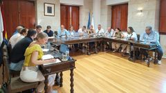 Imagen de archivo de un pleno en Poio