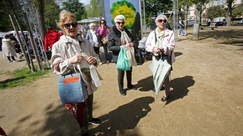 La feria se traslada a la alameda de Pontevedra