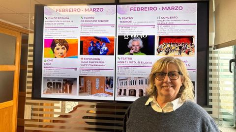 La concejala de Cultura de Noia, Chelo Mart�nez