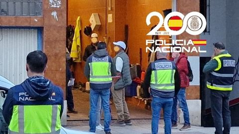 La Polic�a Nacional desarticula una red de explotaci�n laboral en Oviedo.