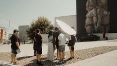 Rodaje del Obradoiro Kamikaze 