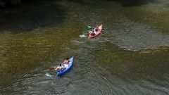 Descenso de un r�o en canoa