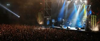 Calculan que en los conciertos principales se concentraron en el recinto m�s de 20.000 personas cada d�a. 