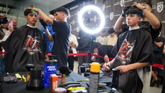Medio centenar de profesionales de la barber�a se dieron cita en Vilagarc�a