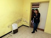 La humedad es uno de los problemas de la escuela. 