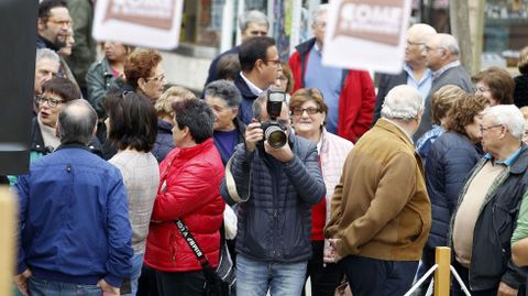 Numeroso p�blico segu�o con interese na praza de Espa�a a gravaci�n da fase de competici�n deste concurso televisivo