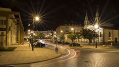 Vista nocturna de Cee