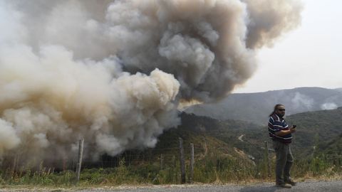 Incendio en Quiroga