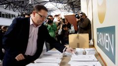 Jes�s Iglesias, candidato de Izquierda Unida a la presidencia del Principado.