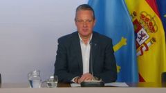 El consejero de Medio Rural y Poltica Agraria, Marcelino Marcos, informa en rueda de prensa sobre el proyecto de presupuestos de su departamento para 2026