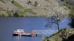 Aspecto actual del embarcadero de Pincelo, en la ribera de Chantada