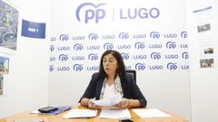 La lder de los populares, Elena Candia, este lunes