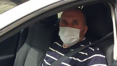 Miguel Gonz�lez, taxista de Vigo que solo llev� un pasajero en toda la ma�ana