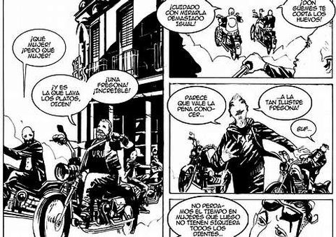Detalle de la adaptación al cómic de «La ilustre fregona», de Cervantes.