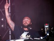 Kiko Rivera, durante su actuaci�n en festival Boiro Dance 2014. 