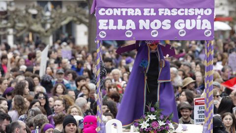 Manifestación por el Día de la Mujer en Asturias