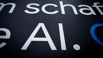 Logo con las letras de la IA