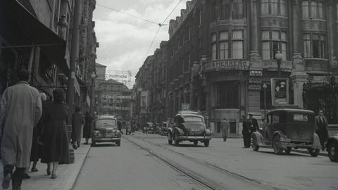 La calle Fruela en los aos 50