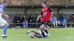 Lance del encuentro pasado entre el Queixas y el Racing San Lorenzo