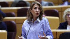 La ministra de Transportes, Raquel Snchez, en el Senado