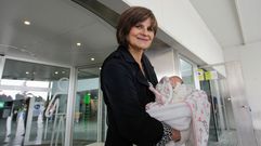 Lina sale del hospital con su hija: �Es imposible estar m�s feliz�