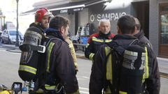 Incendio en la cervecer�a Sampaio en Arteixo