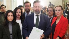 El l�der de Vox, Santiago Abascal