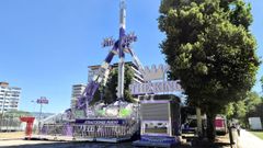 Atracci�n instalada estos d�as en Coia. 
