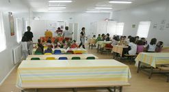Imagen de archivo del comedor escolar del colegio de A G�ndara. 