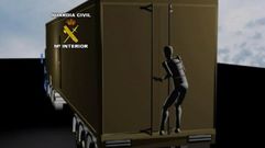 Asaltaban camiones en marcha