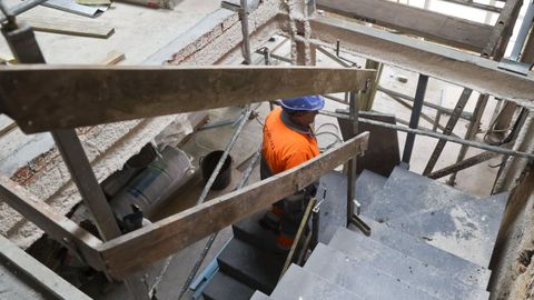 Rehabilitaci�n en Ferrol, en una imagen de archivo.