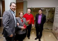 Miguel P�rez entreg� ayer el t�tulo de Hu�sped Ilustre a la madre de los hermanos Roca.
