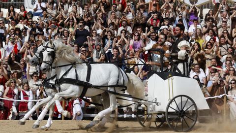 Los caballos fueron protagonistas también
