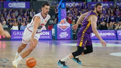 Leo Westermann, en el partido del domingo entre el Palencia y el Obradoiro (85-87).