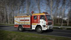 Los bomberos de Arteixo acudieron al restaurante pasadas las seis de la tarde