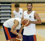 Dani Rodr�guez, durante un entrenamiento.
