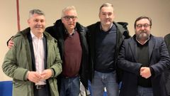 Ovidio Rodeiro, Evaristo Ben, Jos� Luis Casti�eiras y Antonio Blanco.