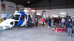Imaxe de arquivo dunha visita do programa Mari�eiros por un D�a ao helic�ptero Pesca 2