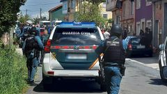 Parte del operativo desplegado en Carballo.